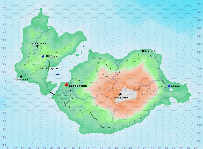 Mapa Cesarstwa Valhalli