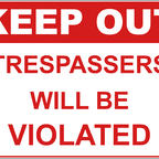 keep out