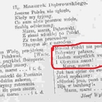 Hymn Polski - Zapomniana zwrotka