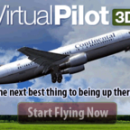 Symulator lotu samolotu-Virtual Pilot 3d Airplane Game Simulator