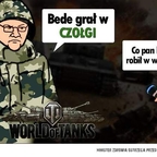 BEDE GRAŁ W GRĘ TOMB RAIDER CZOŁGI WORLD OF TANKS