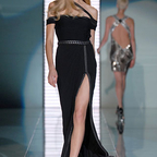 Magdalena Frąckowiak na pokazie Versace