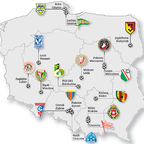 Mapa Kibicowska najważniejszych miejsc Polski !