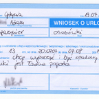 wniosek urlopowy 