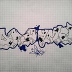 Graffiti na kartce - Graffiti By Drzymek 14.11.10