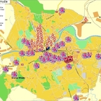 kibicowska mapa Przemyśla