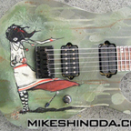 Gitara pomalowana przez Mike'a Shinode 01
