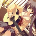 Classical Guitar Anime Girl