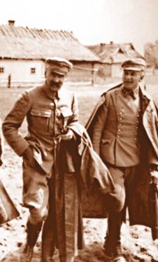 J�zef Pi�duski z Boles�awem Wieniaw�-D�ugoszowskim