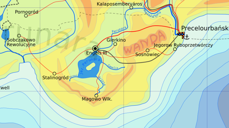 Mapa Perunary