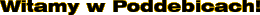 Witamy w Podd�bicach!