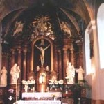 Ołtarz główny w kościele św. Jerzego