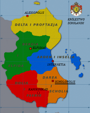 Mapa administracyjna królestwa
