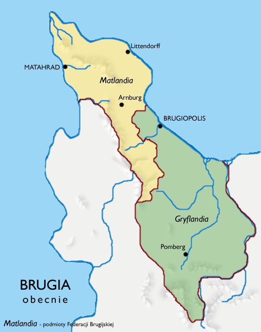 Mapa administracyjna Brugii Mapa administracyjna Brugii