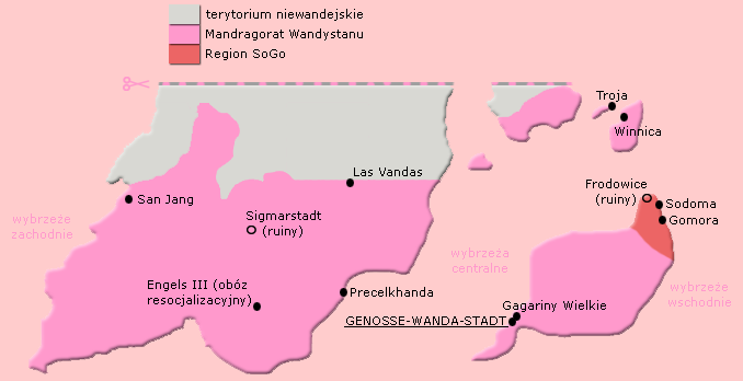 mapa wandejska
