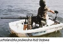 Scholandzka podwodna łódź bojowa.