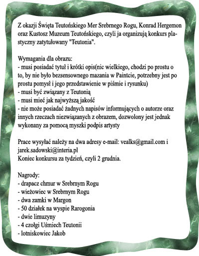 Wielki konkurs plastyczny!