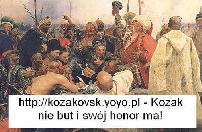 Kozak nie but i swój honor ma!