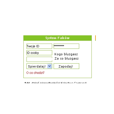 System Faków