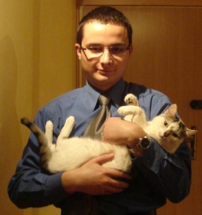 Keller mit unsere Katze