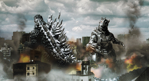 Godzilla i Mechagodzilla odbijają zakładników