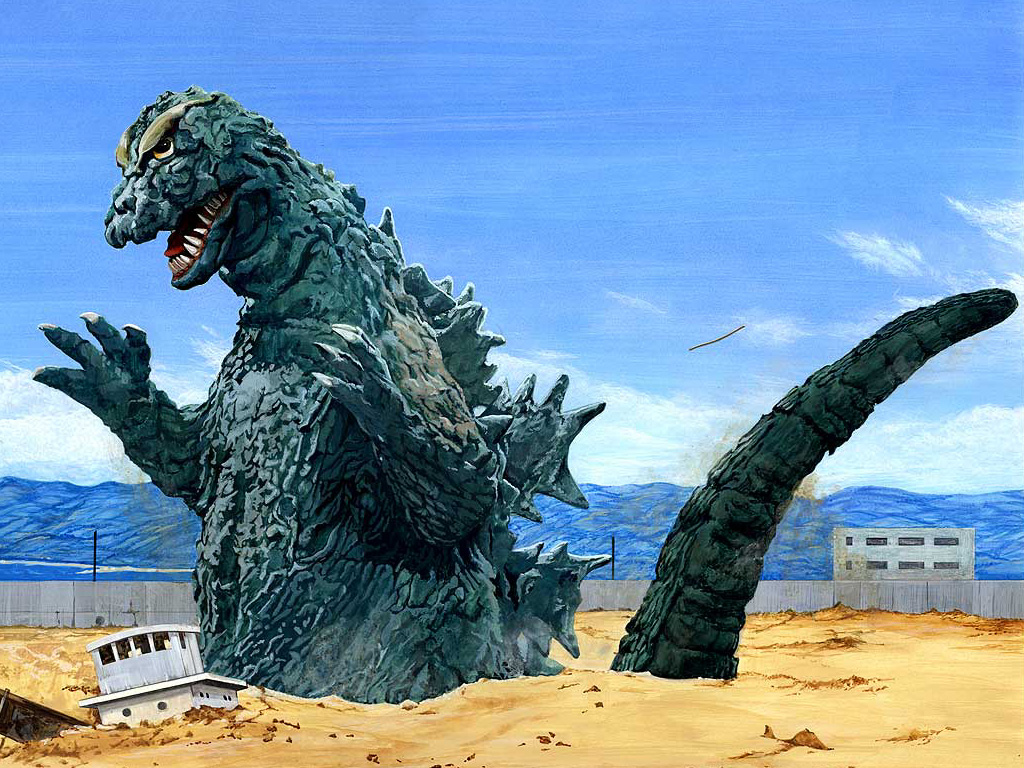 Godzilla trenuje działanie w warunkach pustynnych