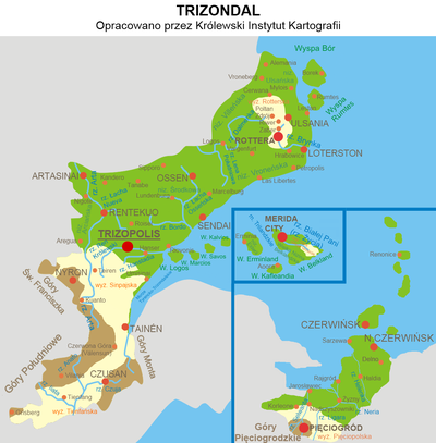 Mapa Trizpondalu