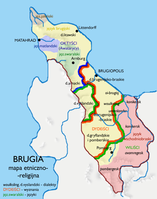 Mapa etniczno-religijna Brugii